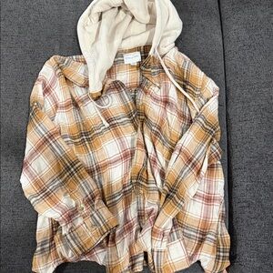 AE flannel hoodie!
